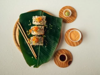Bandeja de sushi